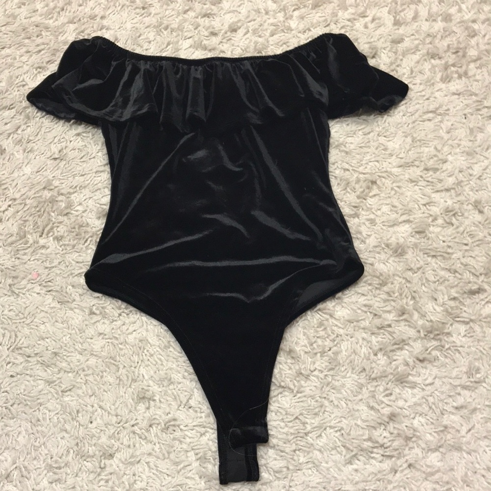 Off the shoulder body suit